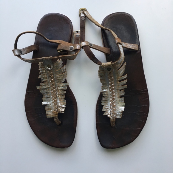 Free People Shoes - Free People Fringe Leather Sandals